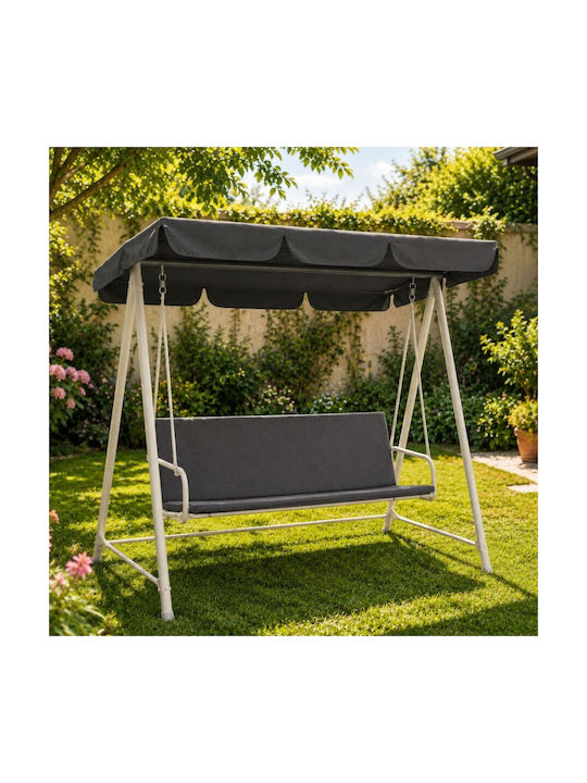 Pucioasa Perna Swing Cushion Pentru Scaune De Grădină Cu Spătar Gri Antracit 50x150cm