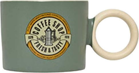 Marva Central Perk Tasse Keramik Grüne 360ml