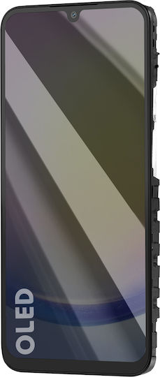 Clappio Vollständiger Weicher OLED Bildschirm Kompatibel Galaxy A25 5G Gehäuse Schwarz
