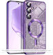 Techsuit Luxury Umschlag Rückseite Lila (Galaxy...