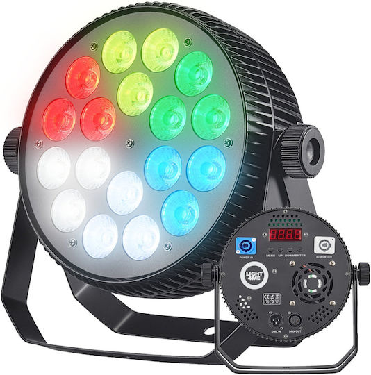 Light4me Party Par 18x10w RGBW Stage Projector