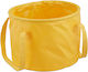 Relaxdays Foldable Camping Bucket 15 Liters Yel...