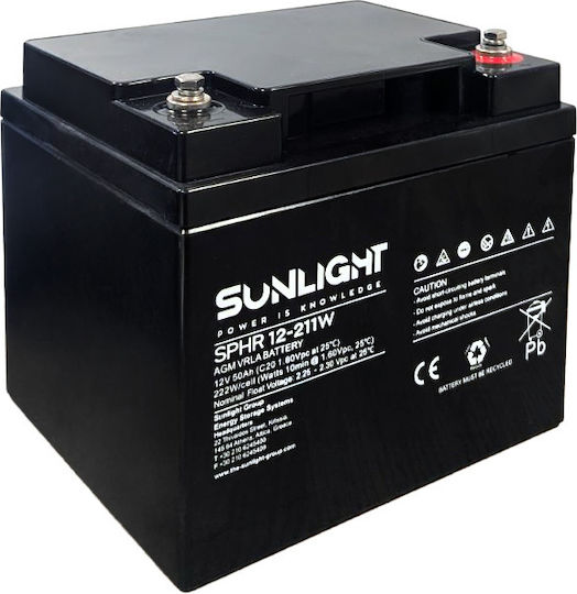 SunLight Sphr UPS-Batterie mit Gewicht 45.3Ah und Spannung 12V 1 Stück