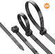 Braytron Δεματικά Καλωδίων Πλαστικά 280mmx3.6mm σε Μαύρο χρώμα (100τμχ) BY90-01044