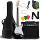 V-tone Ega 39 Bk Ηλεκτρική Κιθάρα 4/4 Stratocaster Σετ