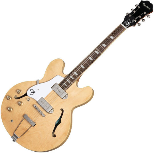 Epiphone Casino Natural Електрическа Китара за Леворъки
