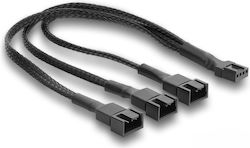 Delock - Cablu 0.25m Negru DM131910