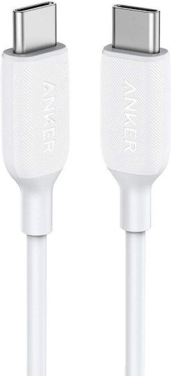 Anker Powerline USB 2.0 Cable USB-C male - USB-C Λευκό 0.9m A8852021