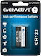 EverActive Литиева Батерия CR123 3V Еднократна Употреба Long Life 1бр