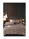 SteweHome Cotton Duvet Cover Set 220x180cm Double With 2 Pillowcases Ecru