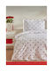 SteweHome Cotton Duvet Cover Set 200x200cm Double With 2 Pillowcases 100% Cotton