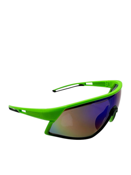 V-store Unisex Sunglasses With Green Frame With Polarized Lens