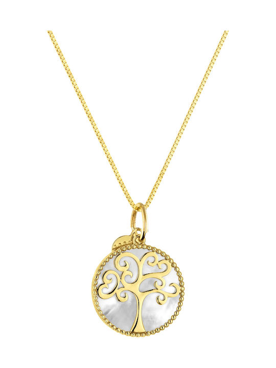 Necklace Tree From 14K Gold