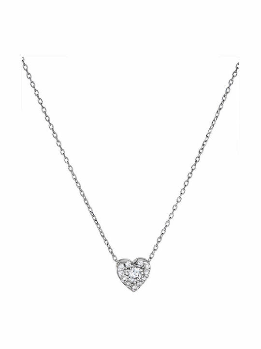 Kirkikosmima Halskette aus Weißgold 14K