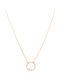 Savvas Design Necklace From 14K Gold With Pearls