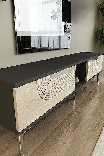 Έπιπλο Τηλεόρασης Travertine Μ150xΠ30xΥ41cm