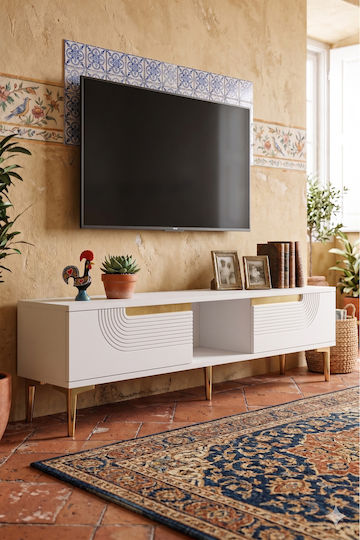 TV Stand Travertine L150xD30xH41cm