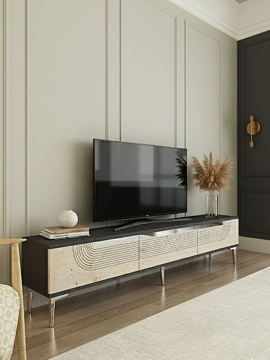 Gold TV Stand L180xD30xH41cm