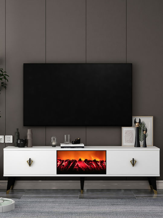 Stand TV Albastru L150xA30xÎ46cm