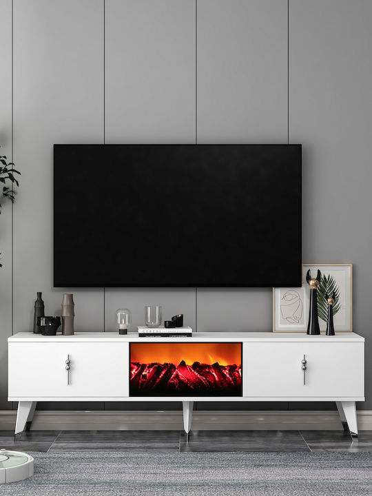 Stand TV Albastru L150xA30xÎ46cm