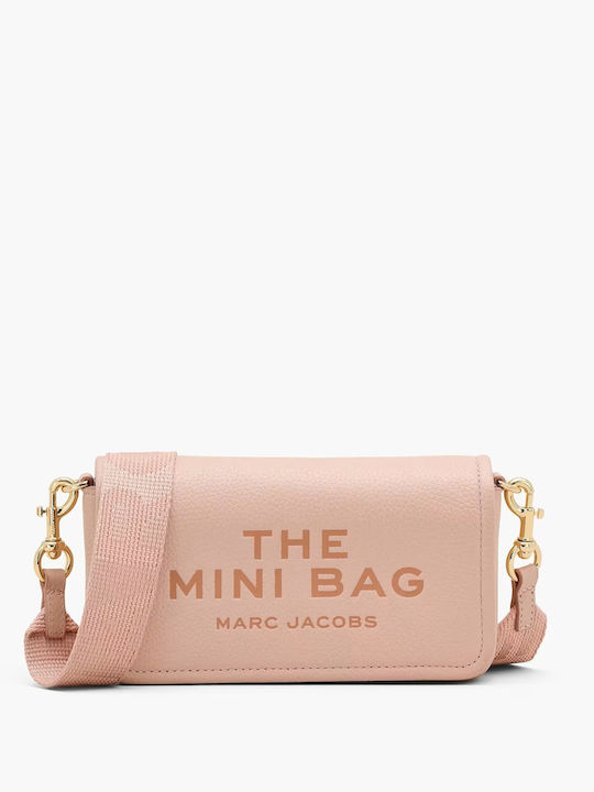 Leather Women's Crossbody Bag Pink
