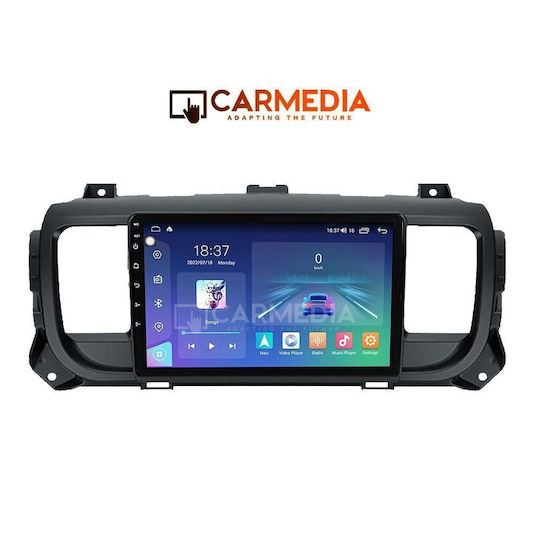 Carmedia Car Audio System for Toyota Proace 2016 Bluetooth USB WiFi GPS Apple CarPlay Android Auto with 9" Touch Screen