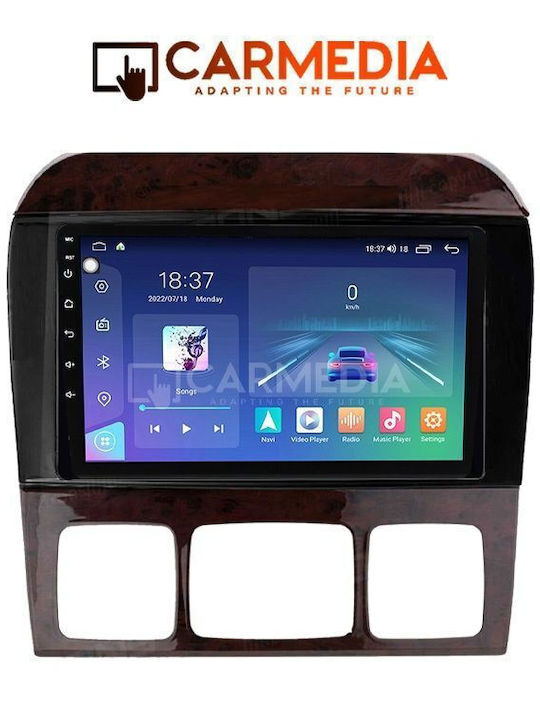 Carmedia Car Audio System for Mercedes-Benz S Class 1998-2005 Bluetooth USB WiFi GPS Apple CarPlay Android Auto with 9" Touch Screen