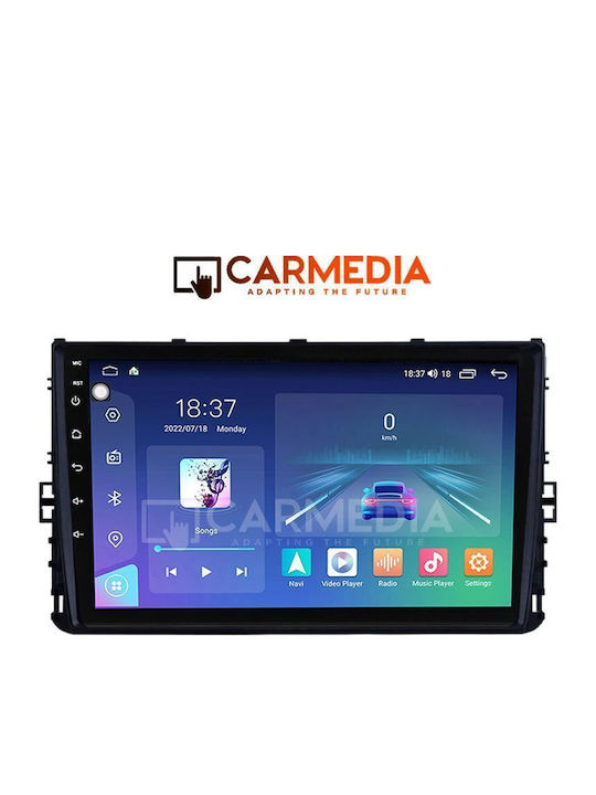 Carmedia Car Audio System for Volkswagen Polo / T-Cross / T-Roc 2017+ (Bluetooth/USB/WiFi/GPS/Apple CarPlay/Android Auto) with 9" Touch Screen