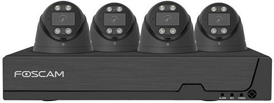 Foscam Система за видеонаблюдение с 4 Безжични Камери IP 5MP с Рекордер NVR и Твърд Диск 2TB
