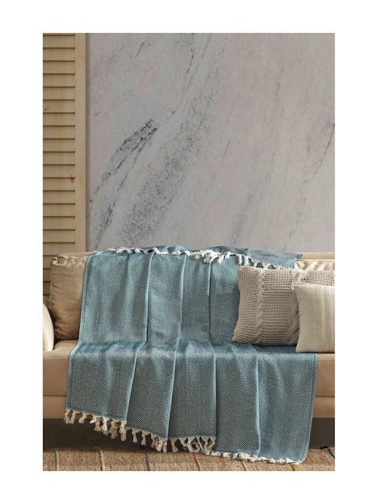 SteweHome Armchair Throw 180x215cm Natural