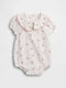 GAP Bodysuit Off White Floral