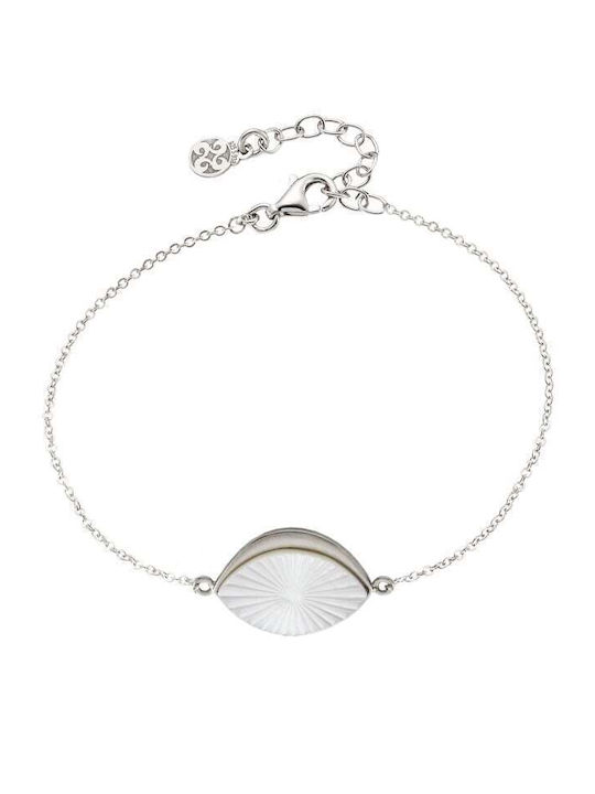 Oxette Women's Bracelet with Eye Design in Silver