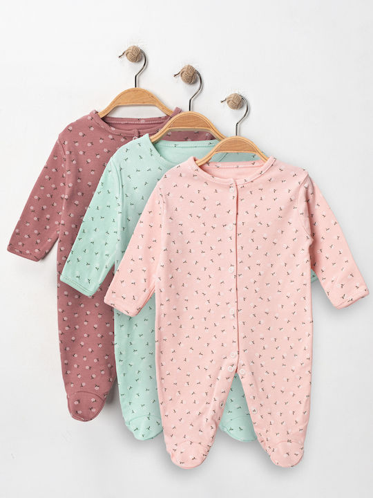 SteweHome Set Onesies Flowers