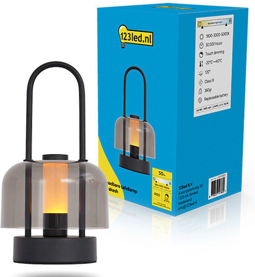 123led Lampă de Masă LED cu Abajur Negru și Bază