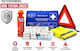 Roza Car Safety Kit Din 13164:2022 First Aid Kit Fire Extinguisher Vest & Blue Warning Triangle