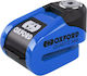 Oxford Xa6 Motorradschloss Scheibenbremse mit Alarm & Piezzo 6mm Blau Farbe