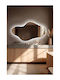 SteweHome Asymmetrischer Badezimmerspiegel Led 50x90cm Weiß