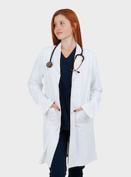 Dr. Scrub Unisex Medical Dressing Gown White