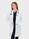 Dr. Scrub Unisex Ιατρική Ρόμπα Λευκή
