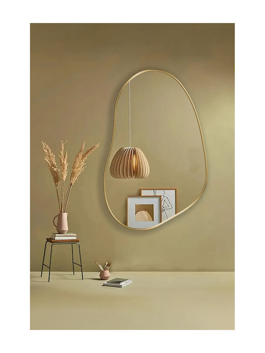 SteweHome Bathroom Mirror Made of MDF 55x70cm Bronze