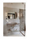 SteweHome SteweHome Badezimmerspiegel Aus Metall 75x99cm Grau