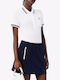 Women's Polo Short Sleeve Blouse White