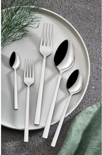SteweHome Cutlery Set Stainless Steel Silver 60 Pieces