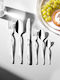 SteweHome Cutlery Set Stainless Steel Gray 72 Pieces