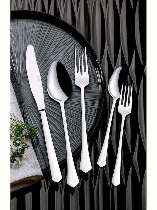 SteweHome Cutlery Set Stainless Steel Silver 60 Pieces