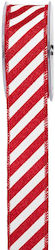 Iliadis Striped Red Ribbon 9m