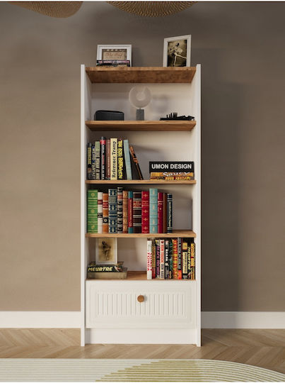 Bibliotecă Bej 60x22x151 cm