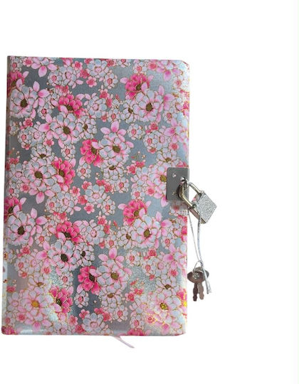 Maxleaf Notebook 80 Sheets Ruled with Pink Lock