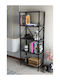 Gray Bookcase 60x25x150cm