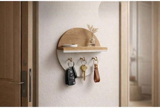 White Wall Shelf 15x7x7cm